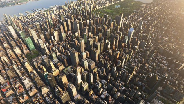 New York City as mapped by Bing
